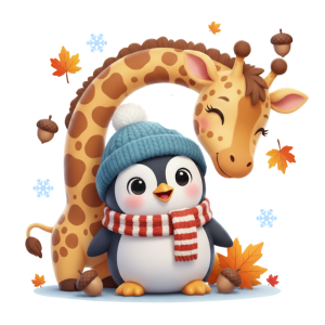 A Girafa e o Pinguim